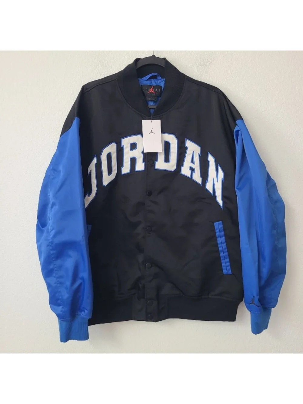 Nike Air Jordan Brooklyn University Varsity Jacket HV0099-010 Size XXL Blue